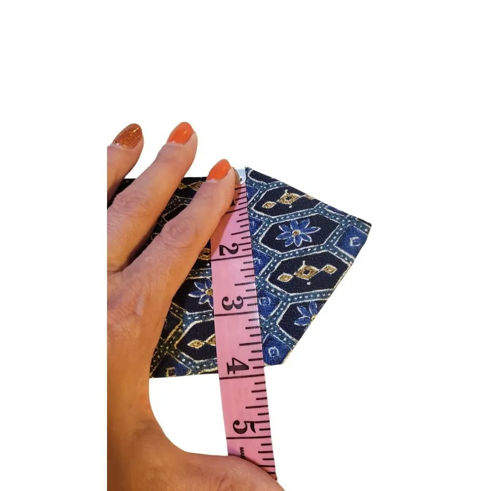 Etro Neck Tie Mens Italian Luxury‎ Blue Navy Tan Floral Silk Made in USA Office
